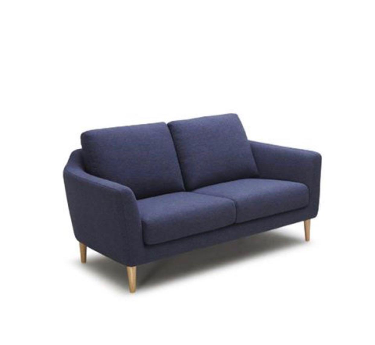 Kuka Fabric Blue Sofa Furniture Sofas On Carou Kuka Fabric Blue Sofa Furniture Sofas