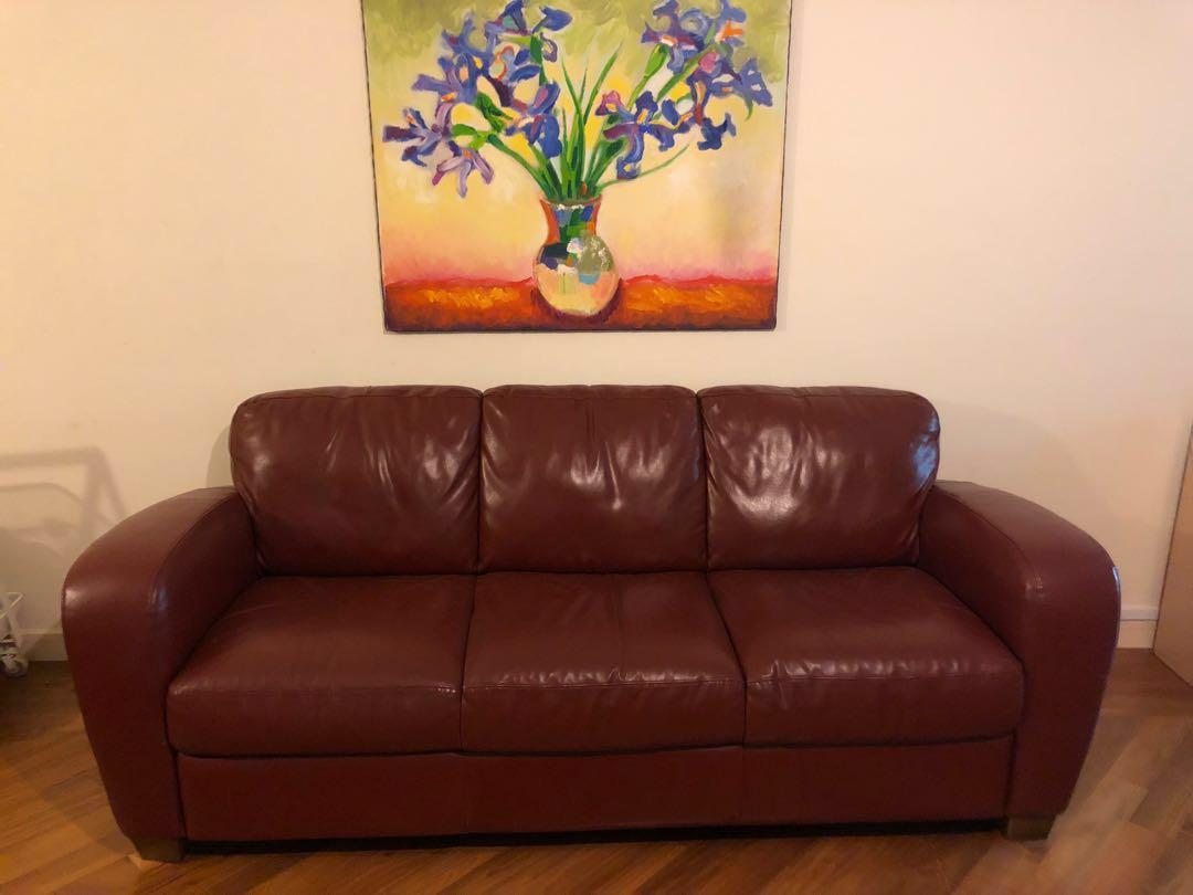 Leather Sofa 216x90x84 Furniture Sofas On Carou Leather Sofa 216x90x84 Furniture