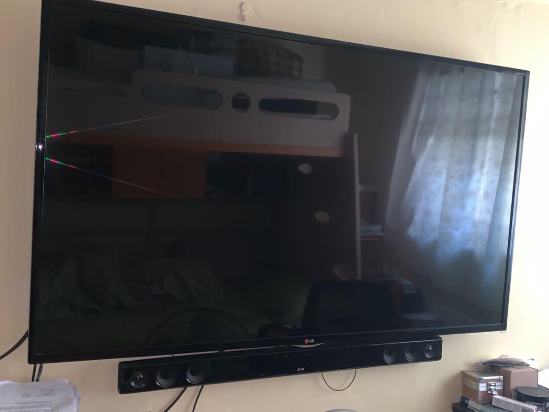 Lg 60 Inch Smart Led Tv And Soundbar Tv Home Appliances Tv Entertainment Tv On Carousell