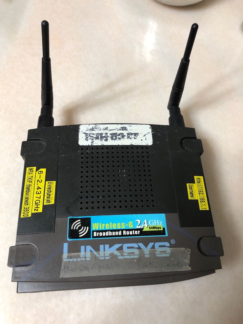 Linksys WirelessG Broadband Router, Computers & Tech, Parts