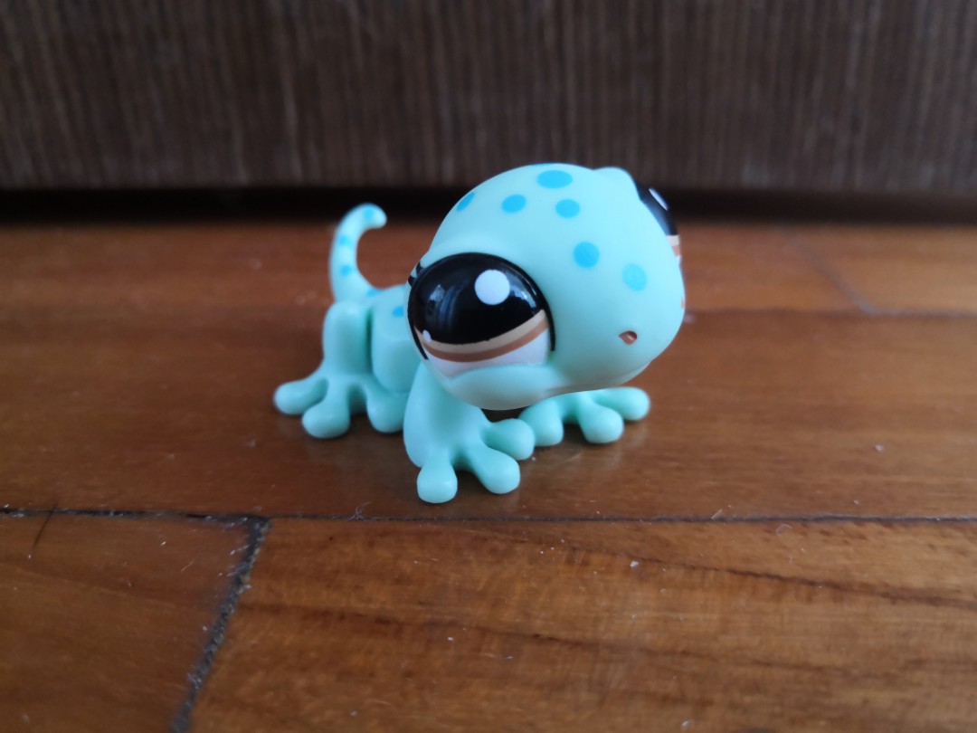 LPS Blue Green Gecko Lizard Littlest Pet Shop