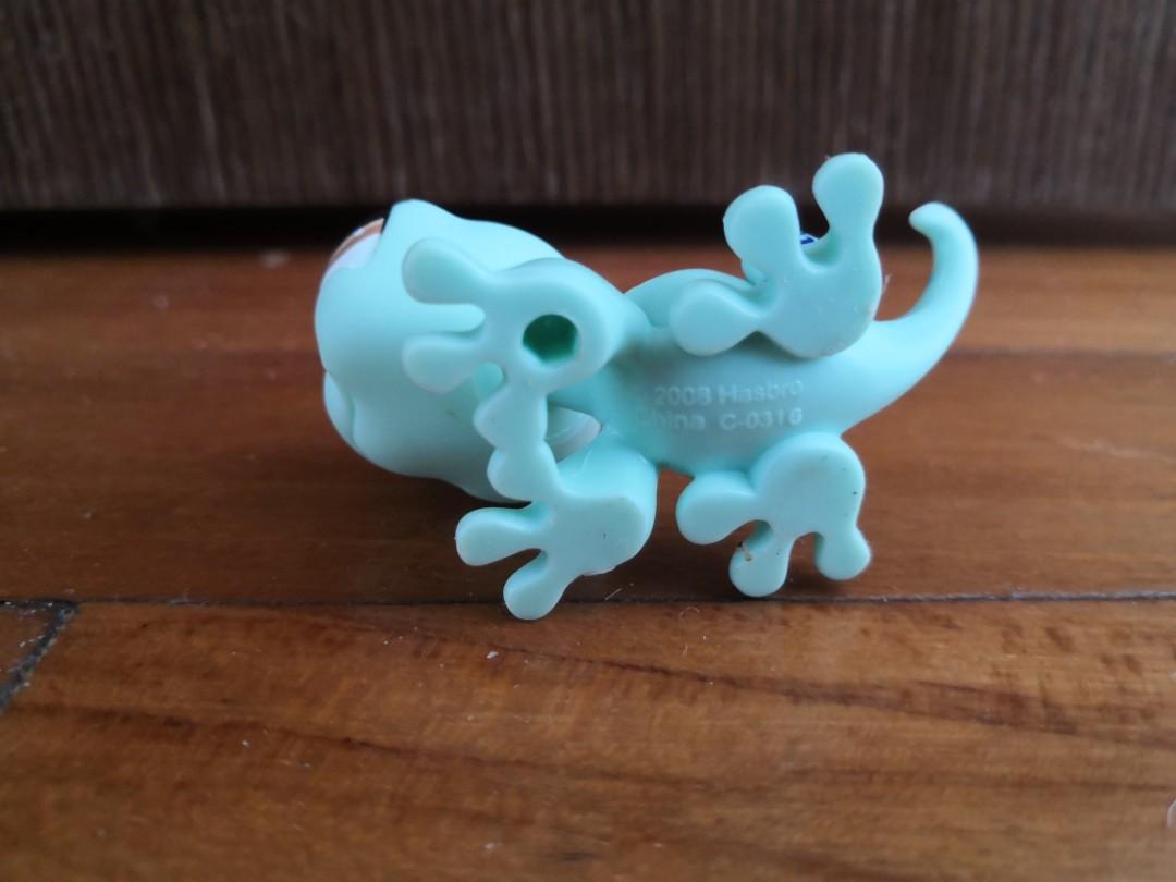 LPS Blue Green Gecko Lizard Littlest Pet Shop Hobbies Toys Toys Games on Carousell
