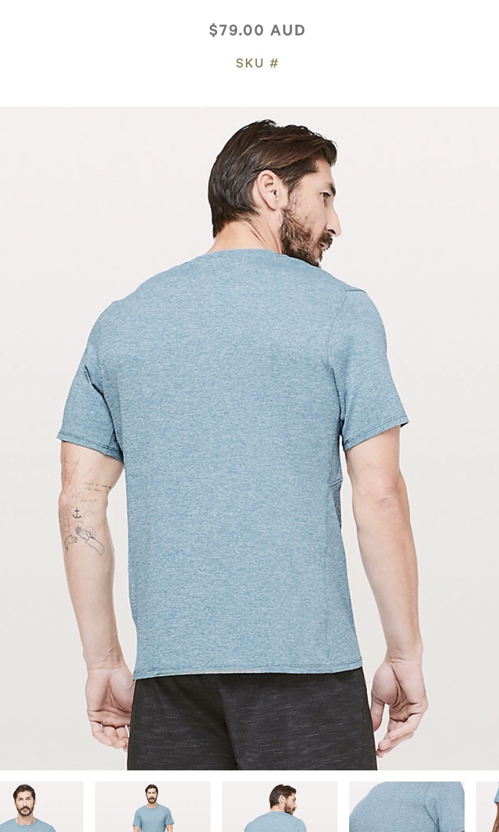Lululemon drysense mesh short sleeve Men s Fashion Tops Sets
