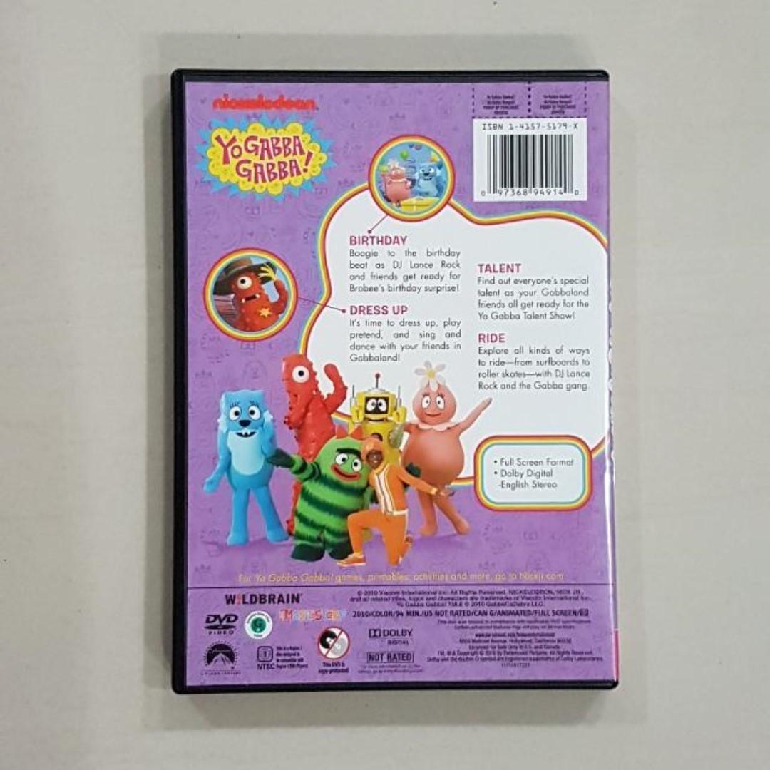 Nickelodeon Yo Gabba Gabba! Birthday Boogie!, DVD, Kids, Hobbies & Toys,  Music & Media, CDs & DVDs on Carousell