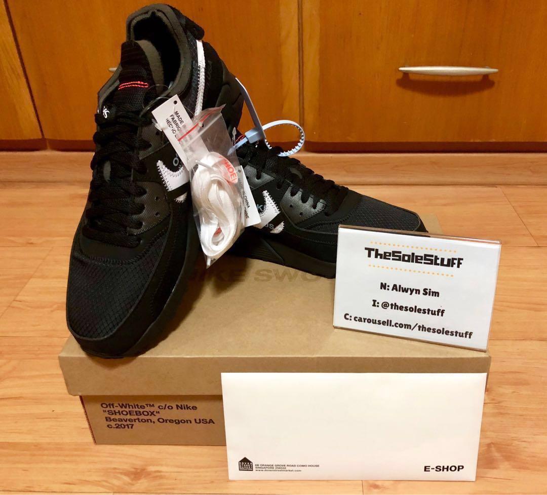 off white air max 90 receipt