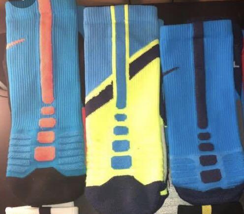 neon basketball socks