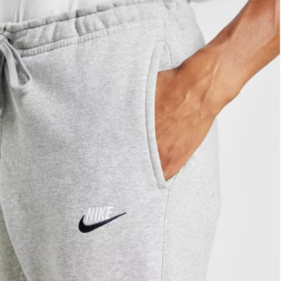 nike foundation fleece joggers grey