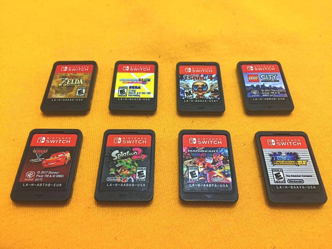 game cartridges for nintendo switch