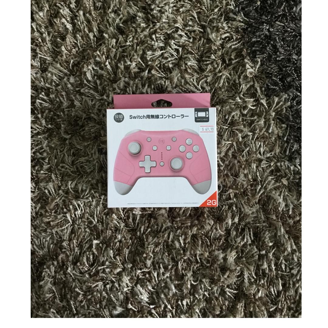 nintendo switch wireless controller pink