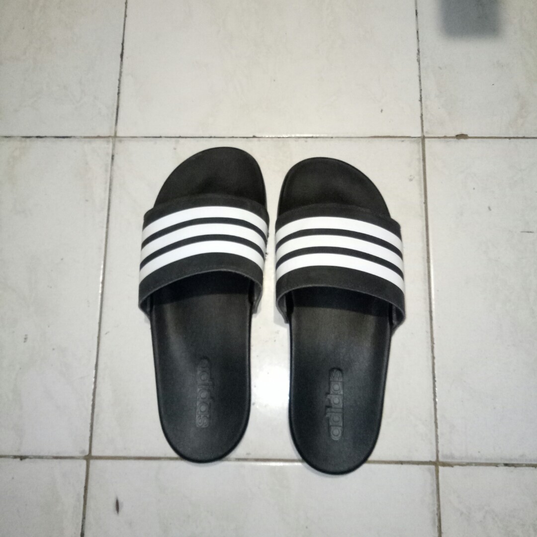 adidas stripes slippers