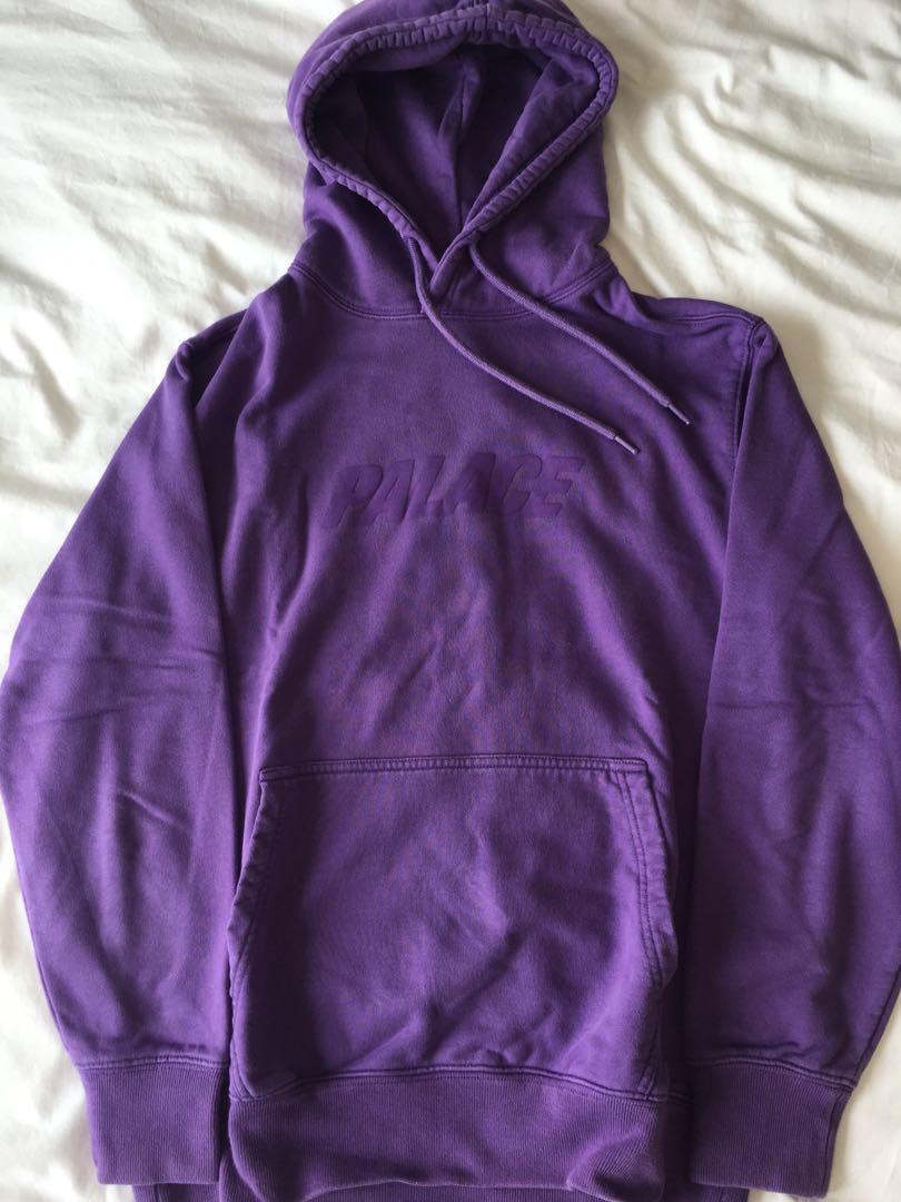 palace hoodie purple