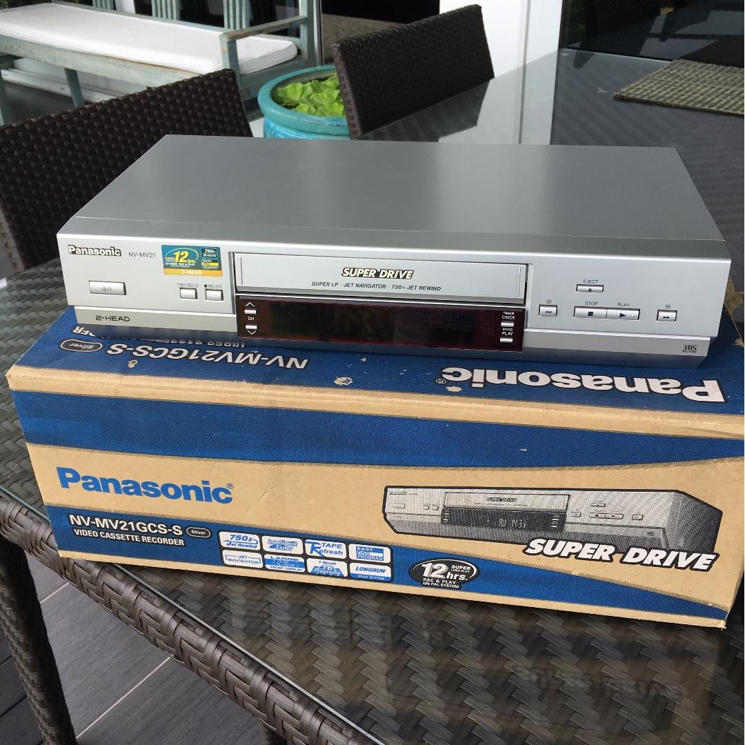 Panasonic VHS Recorder For Sale as new, Photography, Video Cameras on