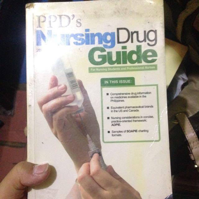 PPD's Nursing Drug guide! - REPRICED (Category: Textbooks) located in Manila. Submitted by bokjoox (Listing ID 75388497, Image 1). Description: Good as new!! No torn pages!! 2nd hand!!.