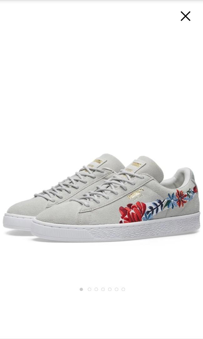 Puma Suede Classic Embroidered Trainers 