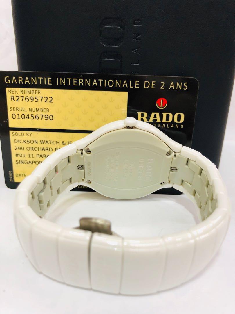 Authentic Rado Judile White Ceramic watch W0634