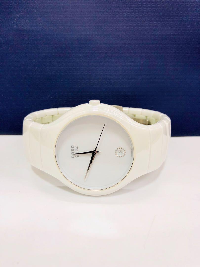 Rado jubile hotsell white ceramic watch