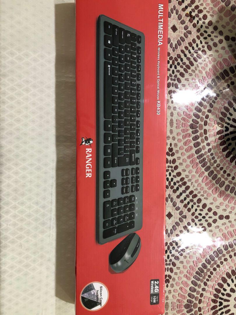 Ranger wireless keyboard and optical mouse, Computers & Tech, Parts
