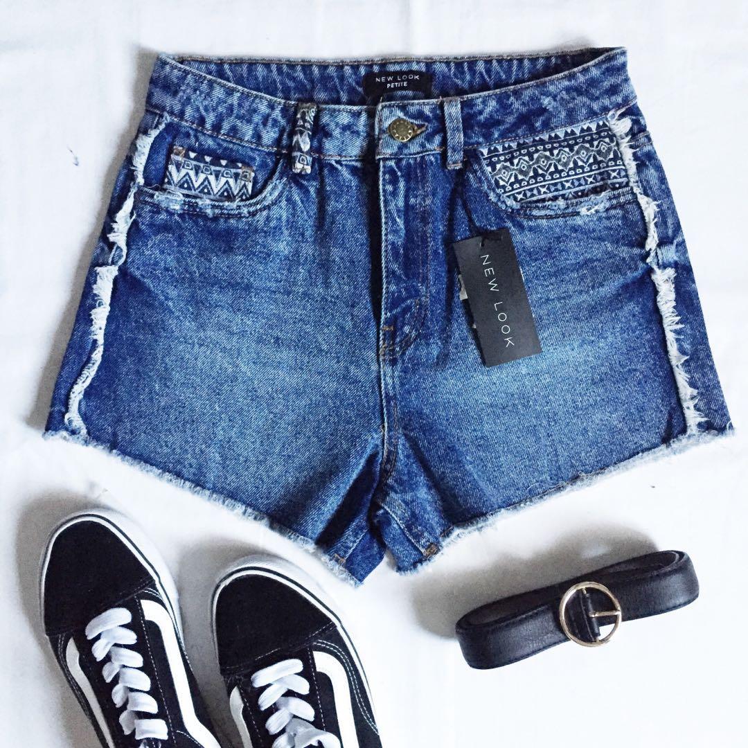 new look jeans shorts