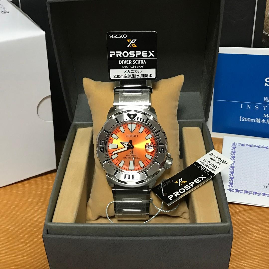 SEIKO SBDC075 JDM (JAPAN DOMESTIC MODEL) 🌻 SBDC SERIES 🌻🌻🌻 MADE IN  JAPAN 🌻 ORANGE MONSTER, Mobile Phones & Gadgets, Wearables & Smart Watches  on Carousell