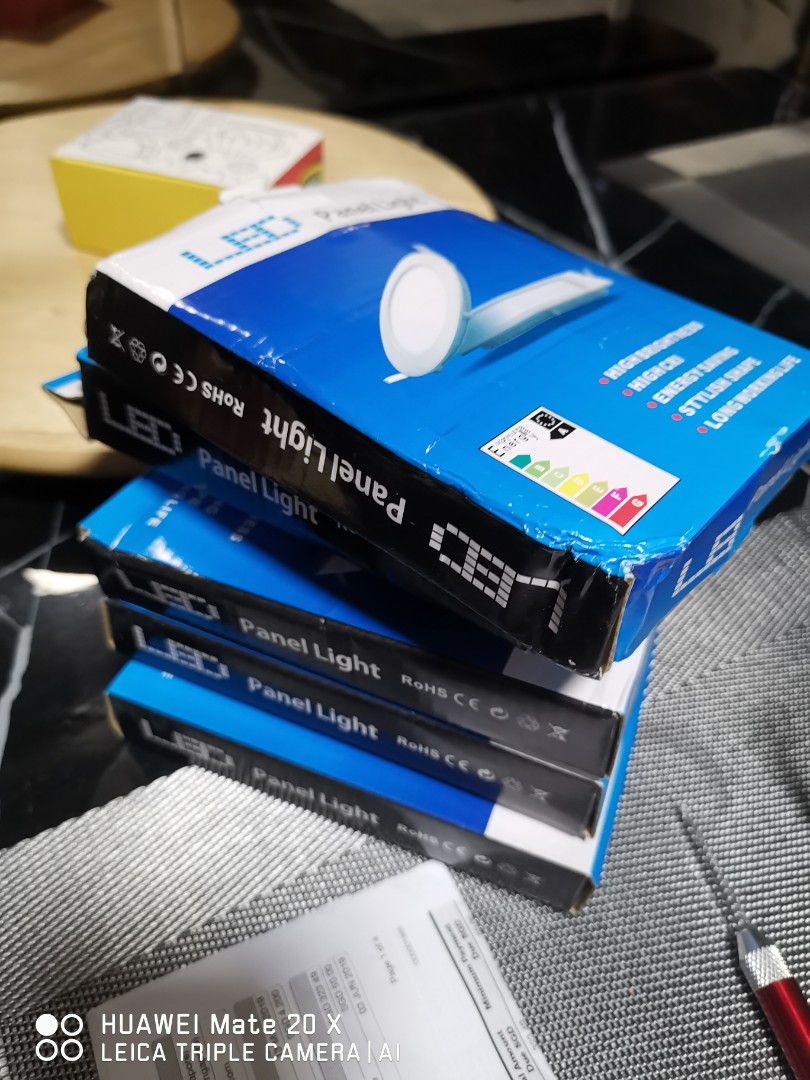 Sensor downlights (Category: Lighting) located in Singapore. Submitted by honestlim (Listing ID 230166947, Image 1). Description: Selling at $14 per piece my cost price Purchased for 9cm to 10cm hole diameter but I needed 13cm-14cm instead Take all 5 at $50.