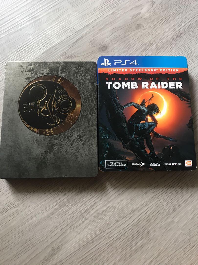 Shadow Of The Tomb Raider Steelbook Edition Toys Games Video Gaming Video Games On Carousell