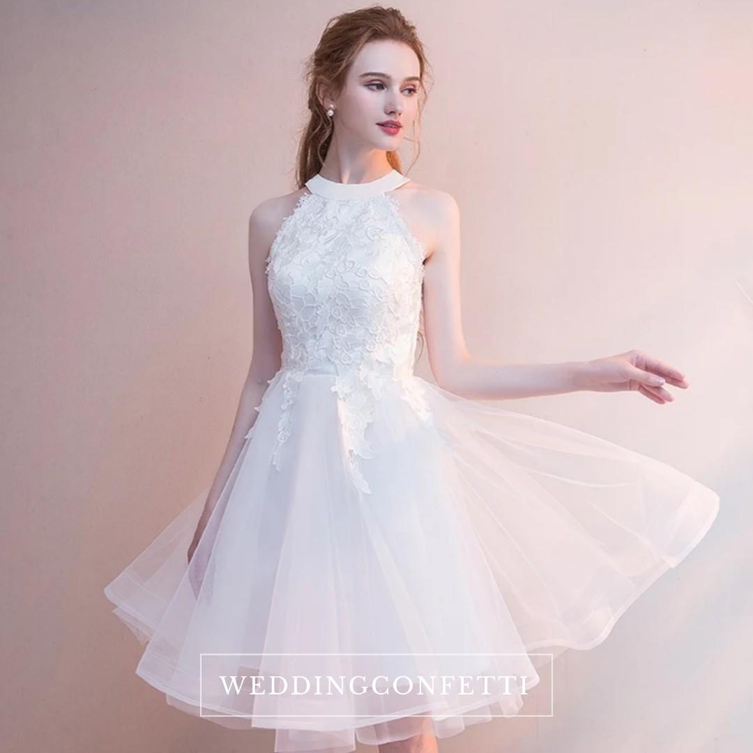 Short white gown clearance