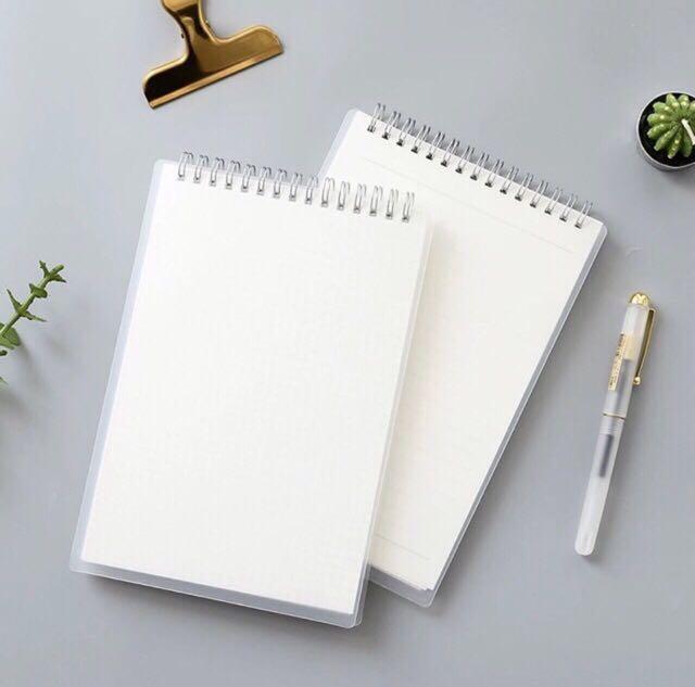 Spiral Notebook (Grid and Blank Pages) (Category: Stationery & School Supplies) located in Manila. Submitted by scratch_ph (Listing ID 230138049, Image 2). Description: 80 leaves.