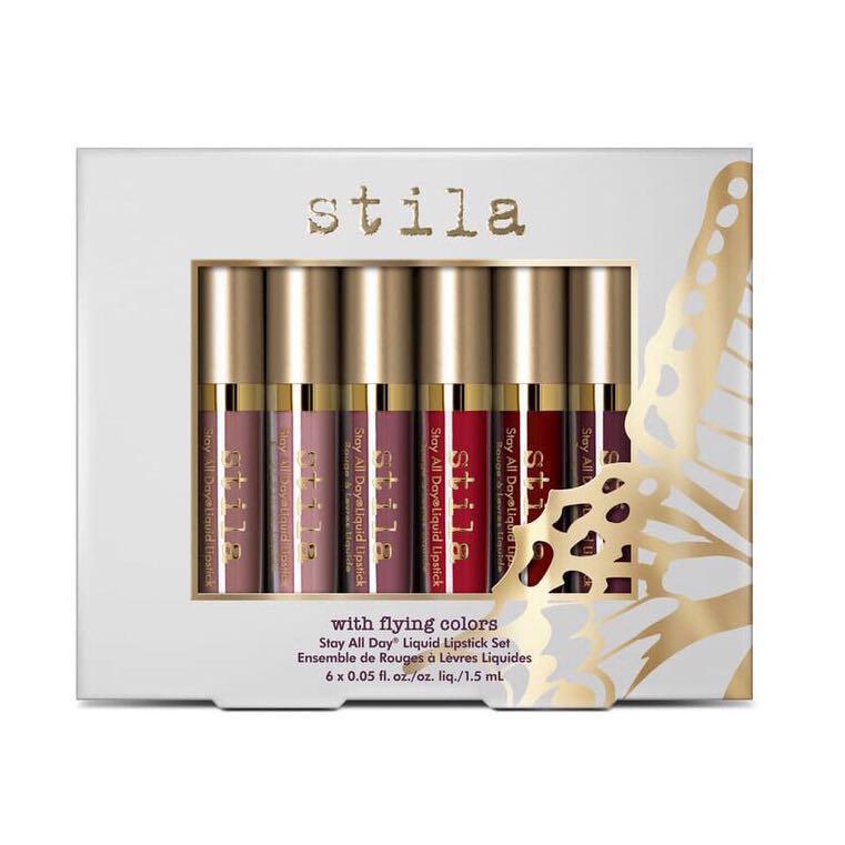 STILA All Day Liquid Lipstick Mini (Category: Makeup) located in Manila. Submitted by _bizzd_ (Listing ID 212577821, Image 1). Description: On hand, Authentic and brand new from US 😊 Php 400 EACH!! Available shades: Fiery and Vino - ❌SOLD Fia Baci +SHIPPING starts at: 🧡65 for METRO MANILA onlyy 💚150 for shipping locations OUTSIDE metro manila (ex. Valenzuela, Rizal, Bulacan, Cavite, Zambales, Laguna etc).