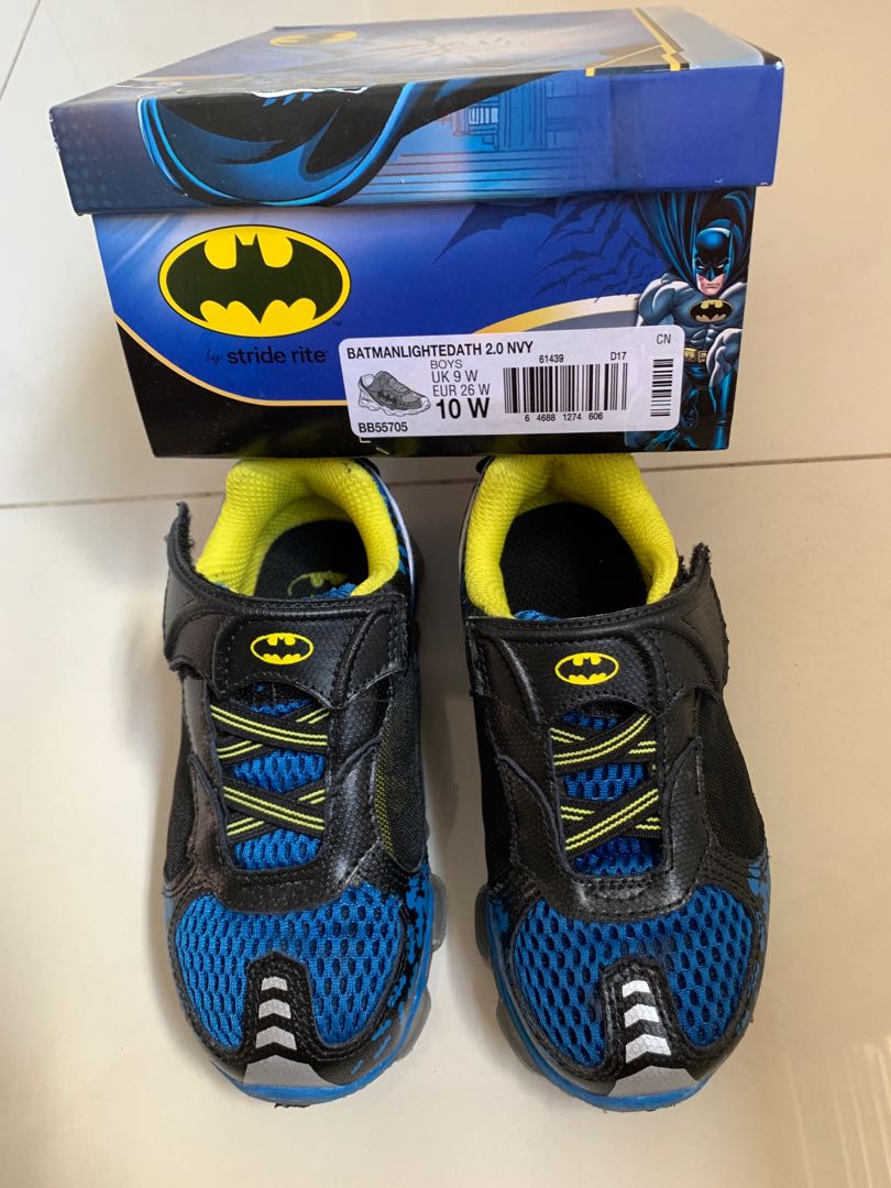 Stride rite Batman shoes size 10W 