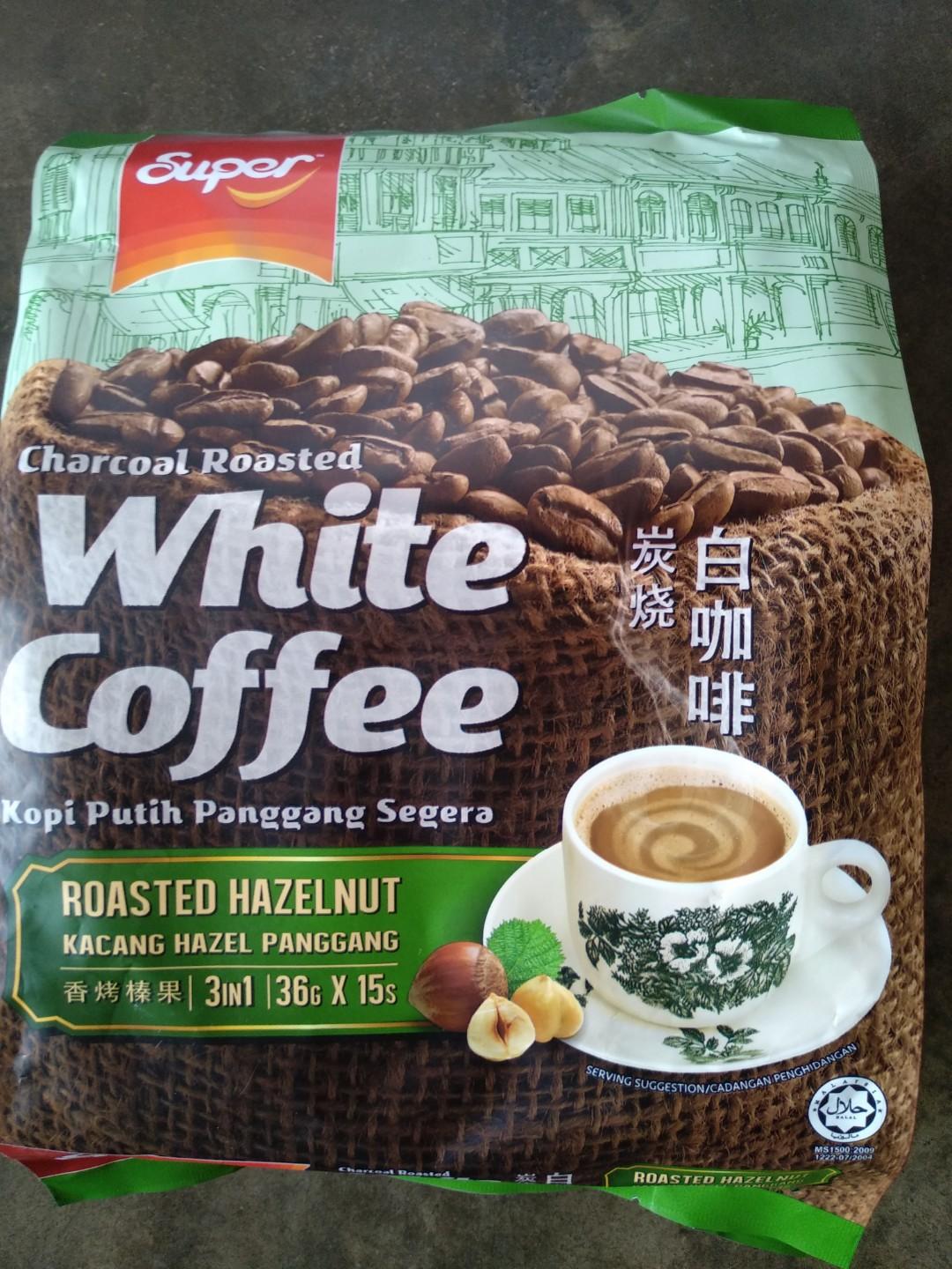 Super Charcoal Roasted White Coffee, Food & Drinks, Beverages on Carousell