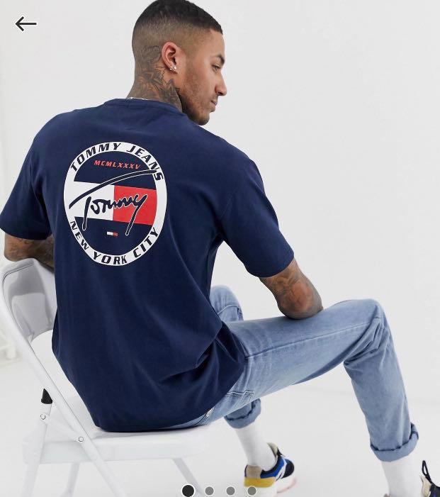 tommy jeans circle logo t shirt