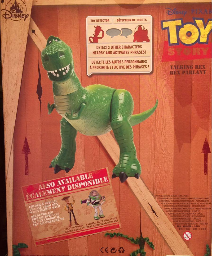 rex toy story parlant