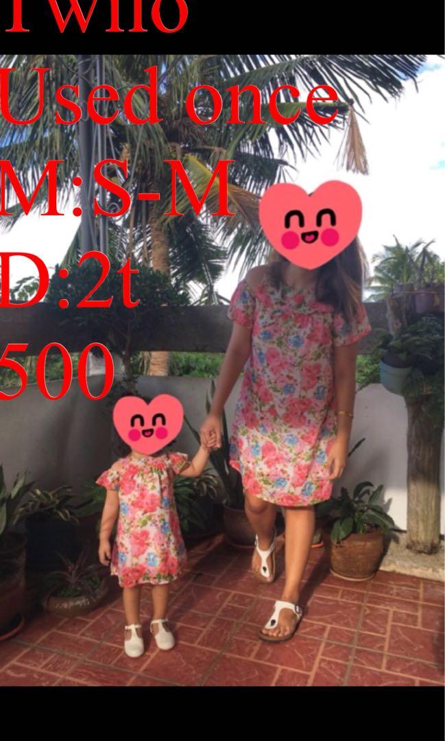 Twinning M&D (Category: Babies & Kids Fashion) located in Cebu City. Submitted by maroze_85 (Listing ID 230044708, Image 1). Description: Twilo Used once M:S-M D:2-3t.