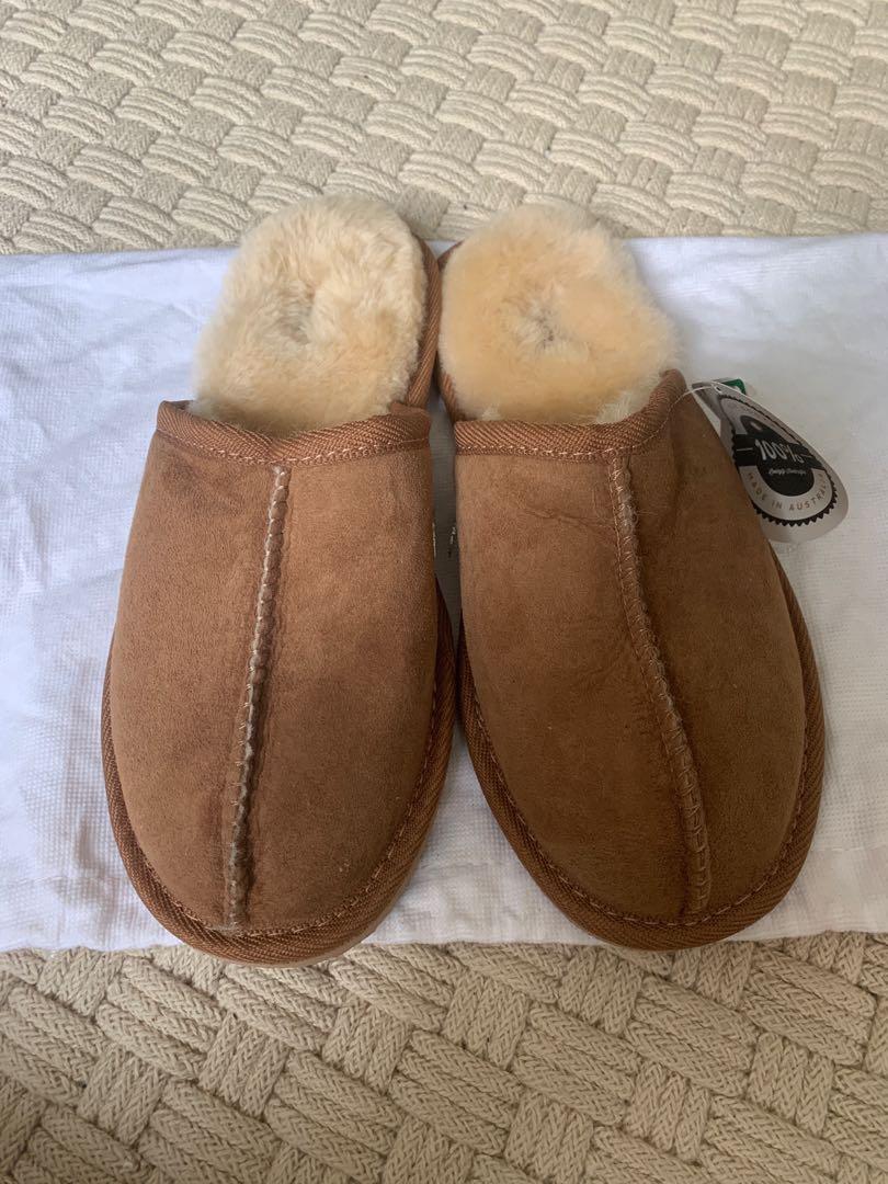 sheepskin sandals