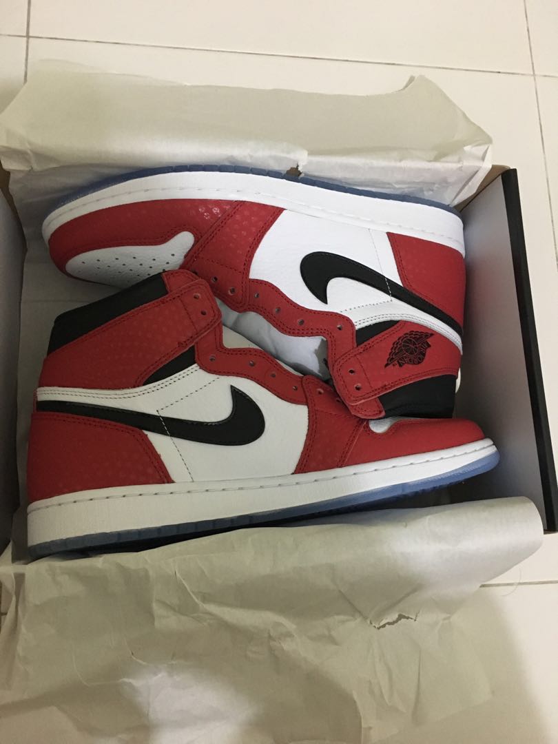 Air jordan 1 origin story spider verse best sale