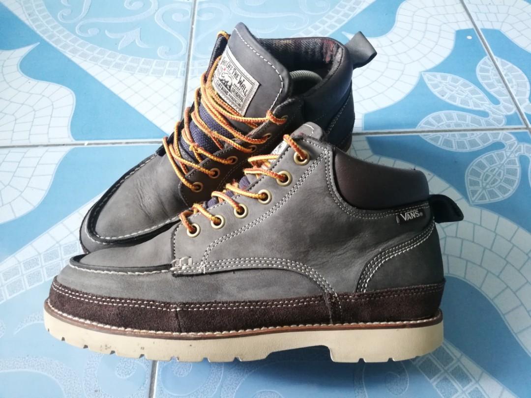 vans leather boots