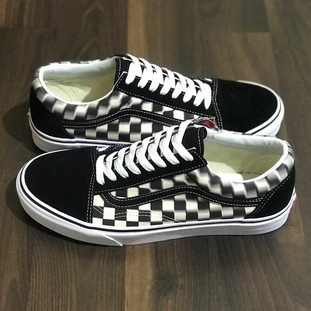 Harga vans old 2024 skool checkerboard original