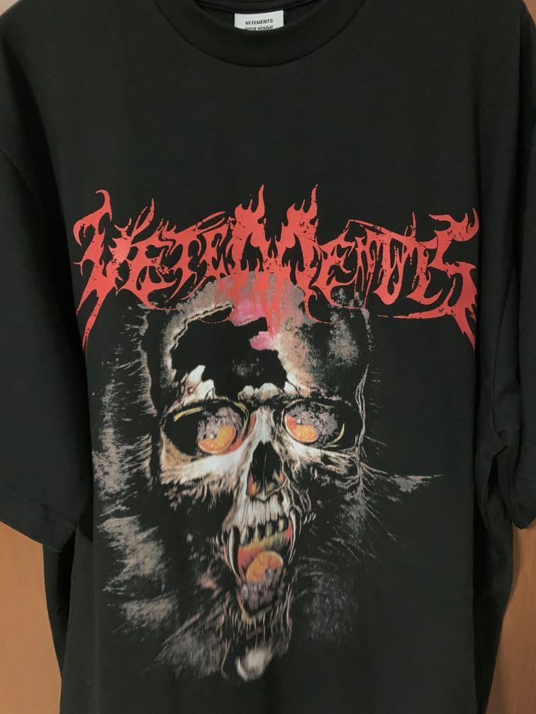 VETEMENTS Heavy metal tee Women s Fashion Tops Shirts on Carousell