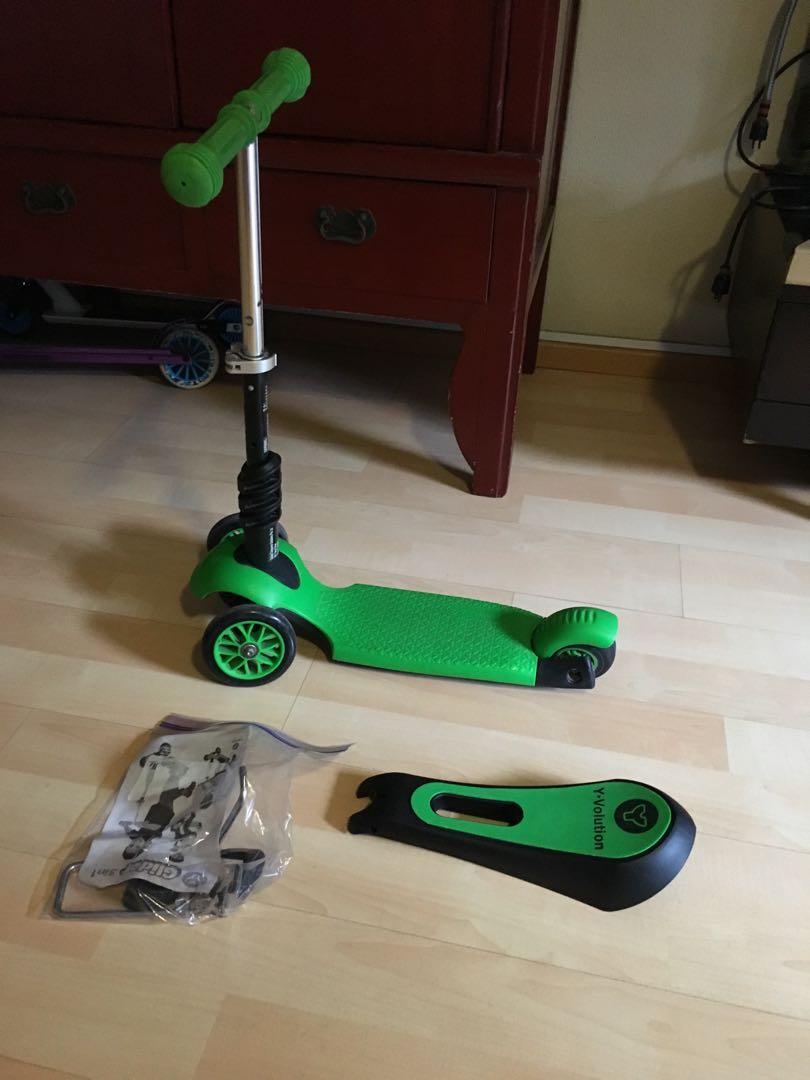 Y Volution Y Glider 3 in 1 Scooter, Babies & Kids, Infant Playtime on