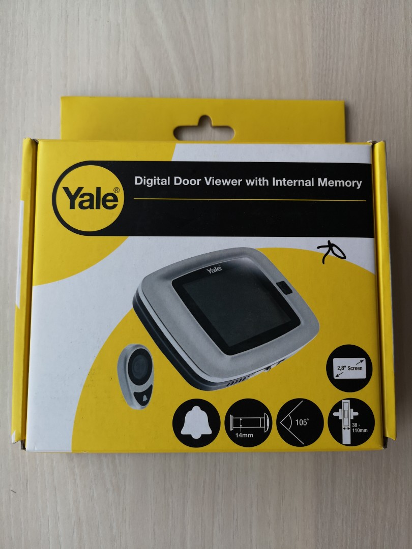 Yale digital door viewer ddv1 ddv4000, Furniture & Home Living