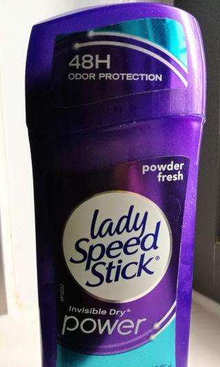 Lady speed stick (powder fresh)_止汗膏_爽身粉香味
