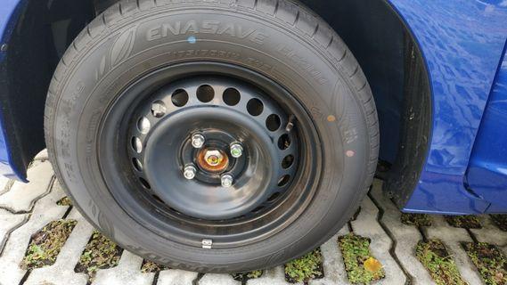 Dunlop 14" Tyres n Rim