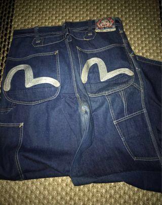 EVISU soft jeans work pant baggy 32 levis