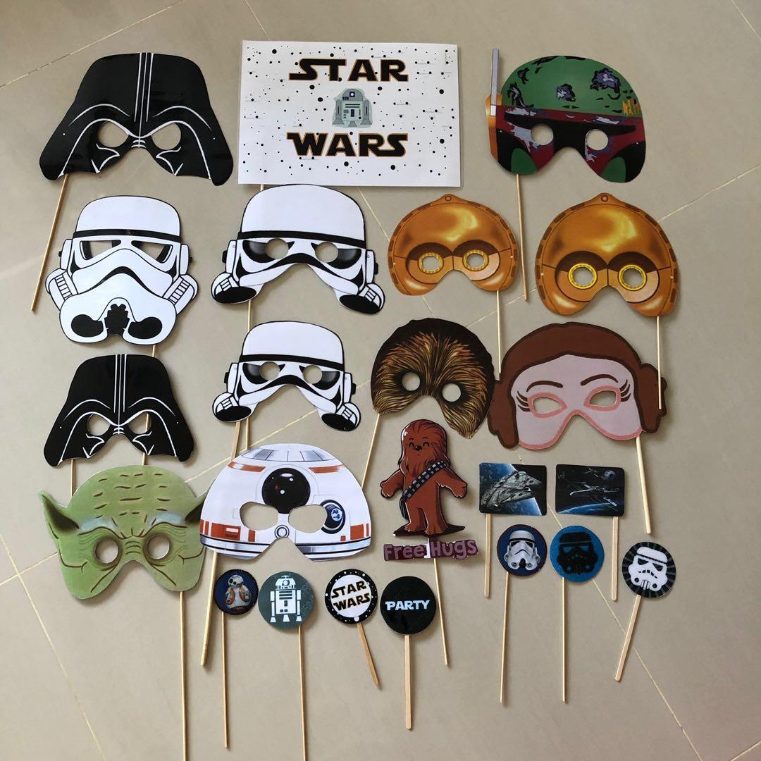 25 Star Wars Photo Booth Prop For Star War Birthday Party Theme