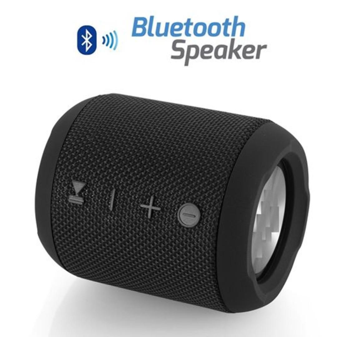 重低音 小鋼炮藍芽喇叭可插tf Card Usb手指收音機立體聲音響音箱旅行單車辦公室露營bluetooth Speaker Super Bass Waterproof Iphone Samsung 電子產品 錄音器材