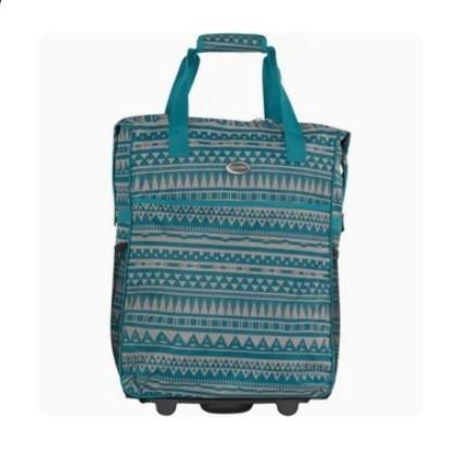 calpak teal luggage