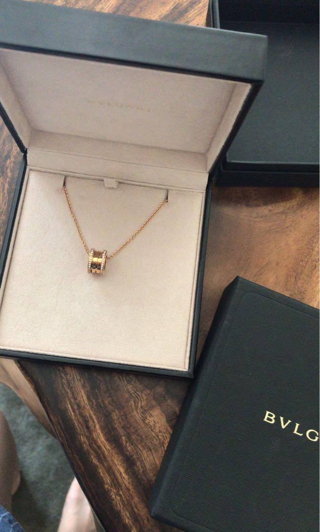 Authentic Bvlgari B Zero1 Pendant Necklace With Paved Diamonds Women S Fashion Jewellery Necklaces On Carousell