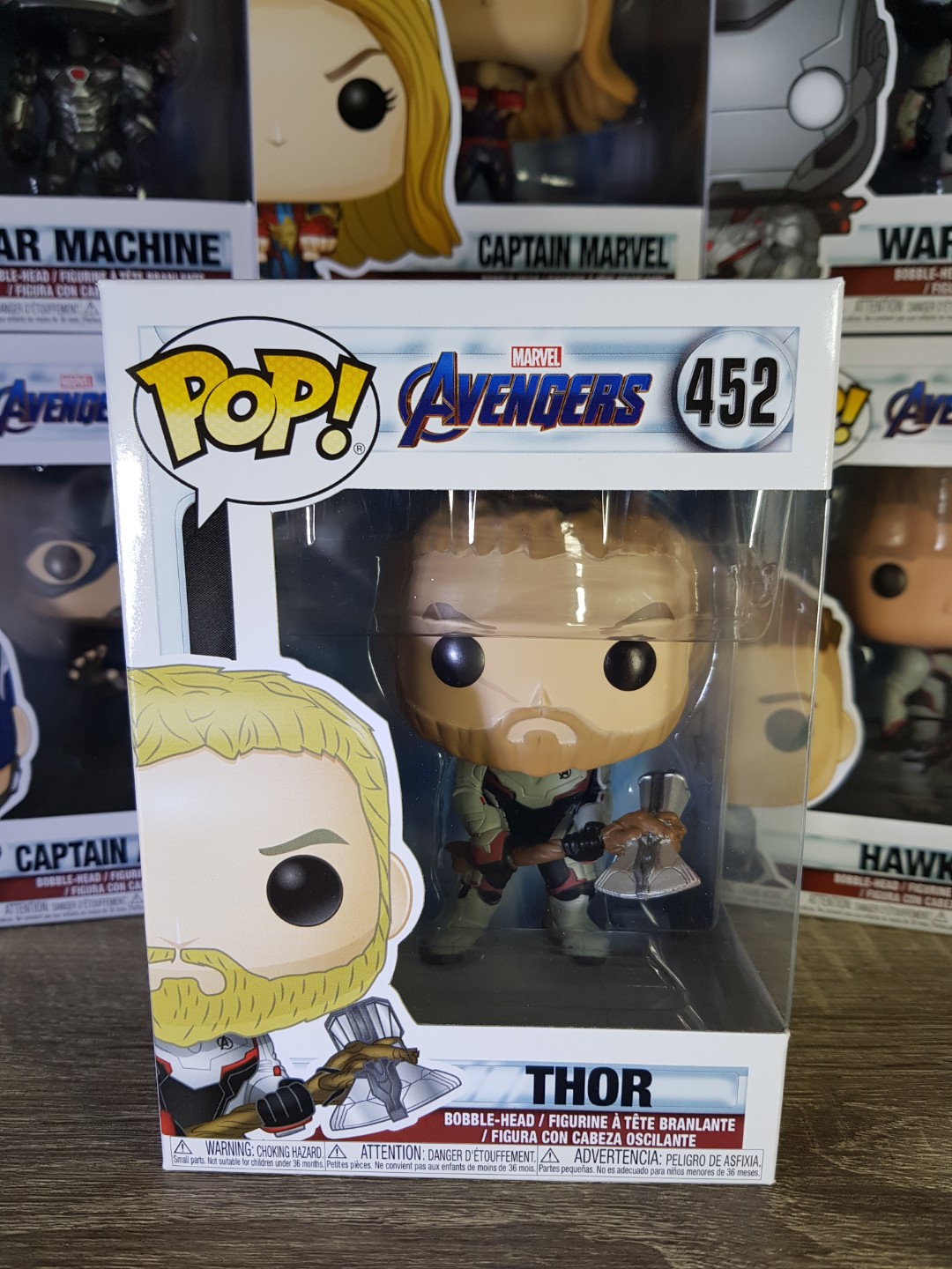THOR AVENGERS ENDGAME FUNKO POP # 452 IN STOCK