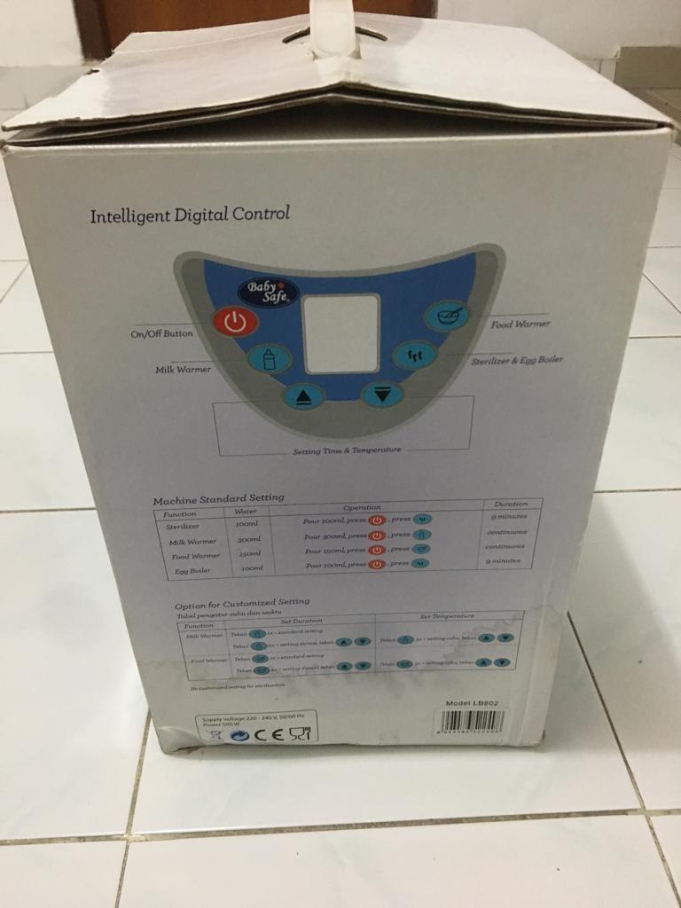 Baby Safe Multi Function Bottle Sterilizer Digital 5in1 Alat Steril Botol Digital Bayi Anak Perawatan Makanan Anak Di Carousell