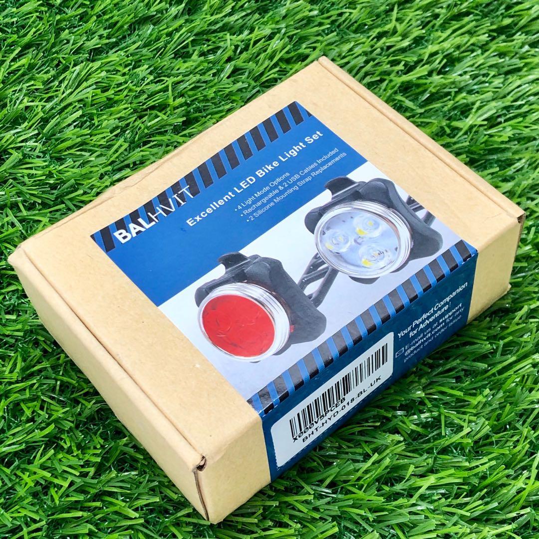 balhvit bike light set